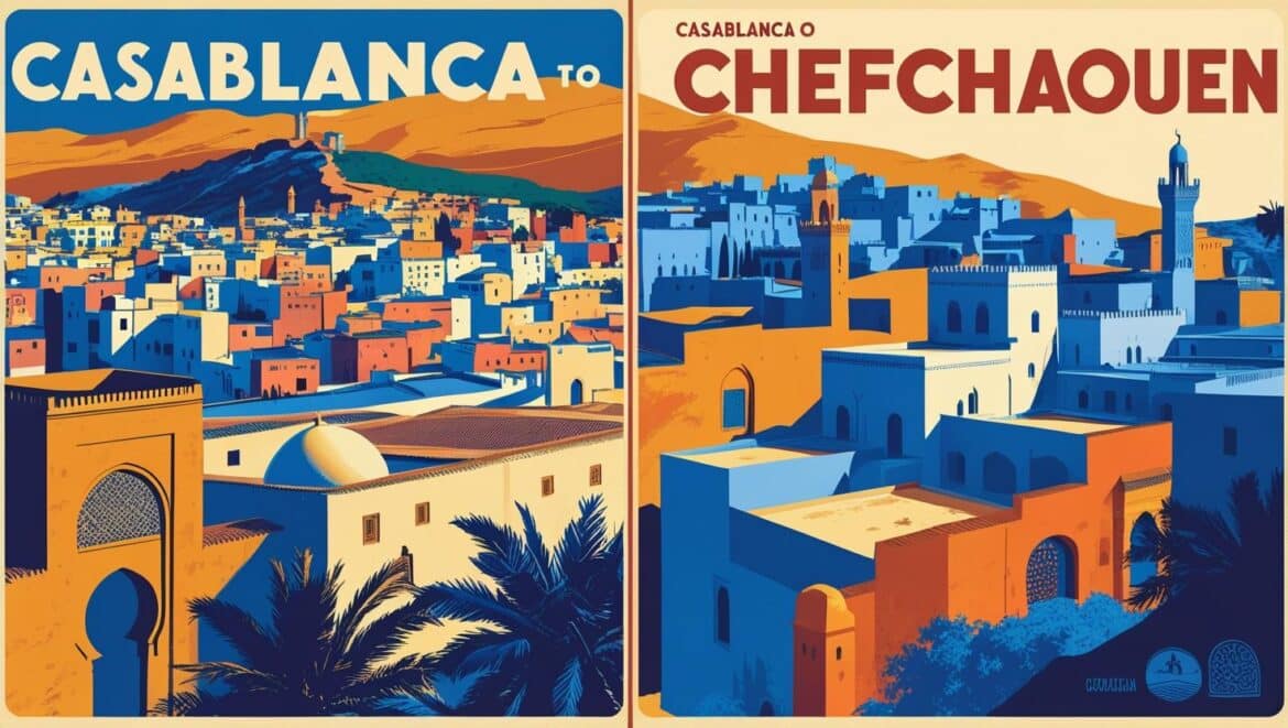 Casablanca to Chefchaouen Casablanca to Chefchaouen