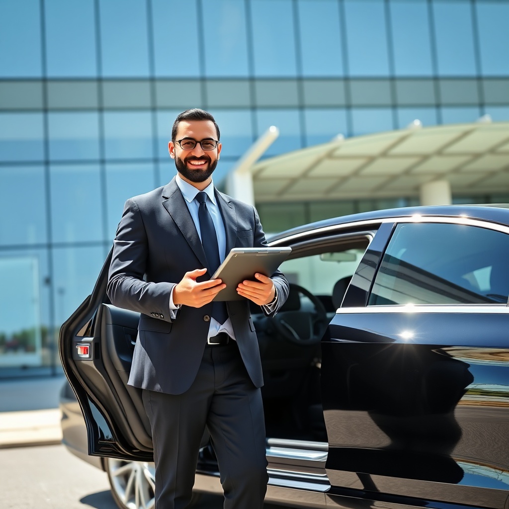 Professional private driver providing premium chauffeur services for intercity travel from Casablanca to Marrakech.