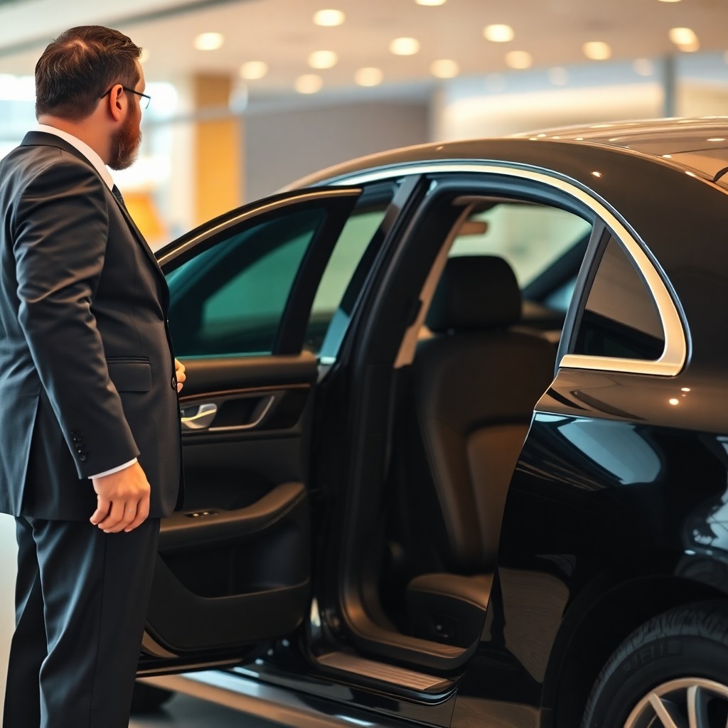 Professional private chauffeur providing premium service and assistance for a Transfert Aéroport Casablanca experience.